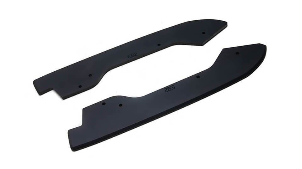 e92 rear pods - BMW E92 M Sport Splitter Set